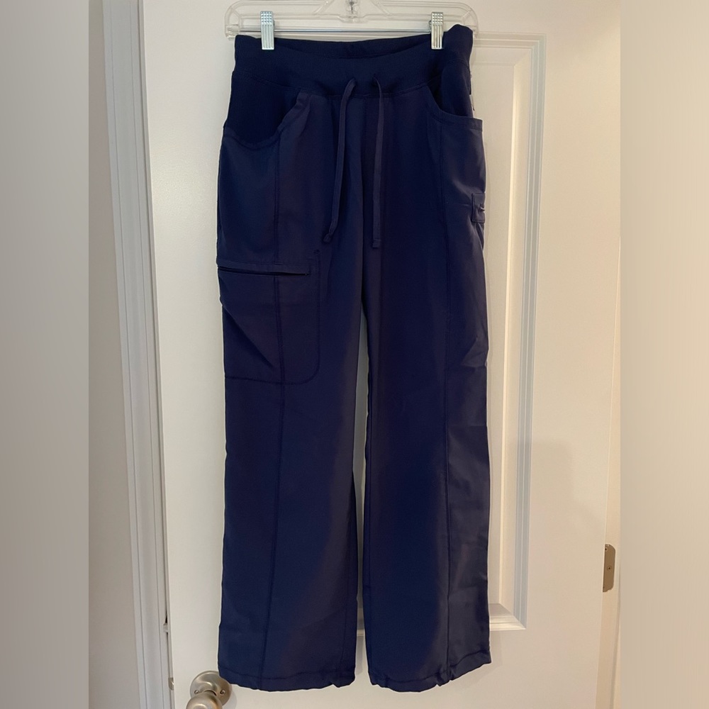 Cherokee infinity scrub pants, navy, size small